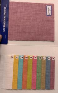 Tela de lino de algodón polivinílico de 58 pulgadas más vendida, estilo liso de calidad de exportación para ropa de hombre y mujer - Product Image 2