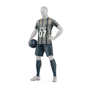 Ensembles de maillots de football de haute qualité avec logo personnalisé et nom d'équipe pour l'entraînement et les sports des enfants pour l'hiver et l'été - Product Image 2