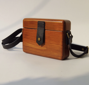 Premium Wooden Textured Purse Clutch Sling <b>Bag</b> Detachable <b>Cross</b> <b>Body</b> Wallet Fashionable Vintage for Bridal Casual Wear for All - Product Image 1