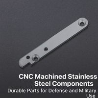 Composants en acier inoxydable usinés CNC avec brochage par électroérosion à fil pour une utilisation défensive durable par Grand Latitude