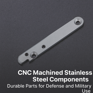 ส่วนประกอบเหล็กกล้าไร้สนิมกลึง CNC พร้อมระบบตัดลวดและเจาะเพื่อการป้องกันที่ทนทาน - Product Image 3