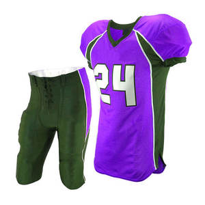 Camiseta clásica de uniforme de fútbol americano, diseño de logotipo sublimado personalizado, conjunto de uniforme de camiseta de fútbol americano - Product Image 5