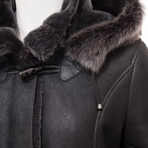 Veste en cuir véritable pour femmes, prix de gros, vêtements de mode pour adultes, veste en cuir véritable respirante pour le printemps et l'automne - Product Image 4