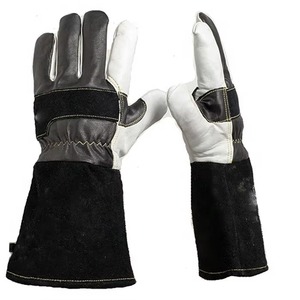 Gants de pompier en cuir durable Gants résistants au feu avec bande réfléchissante Gants de travail résistants au feu - Product Image 1