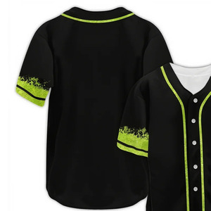 Maillots de baseball imprimés par transfert thermique tendance – Meilleur prix – Uniformes respirants en polyester pour équipes de baseball et de softball - Product Image 3