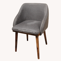 Chaises longues relaxantes au design moderne, structure en bois, rembourrage en tissu, canapé, chaise, meubles de salon Inde