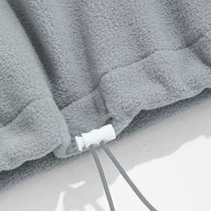 Service OEM Broderie personnalisée de haute qualité Sweat à capuche unisexe coupe ajustée en polaire Sherpa Fabricants avec votre propre logo - Product Image 5