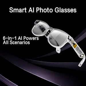 Lunettes Intelligentes IA G1 G2 G3 avec Caméra BT WiFi, Enregistrement Vidéo et Audio 1080P, Traducteur IA, Reconnaissance d'Images, Lunettes Connectées Portables - Product Image 4