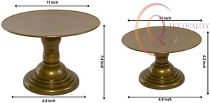 Soporte para Pastel Clásico de Metal Ecológico, Diseño Atemporal, Color y Forma Personalizables, para Electrodomésticos, Postres para Ocasiones Especiales - Product Image 6