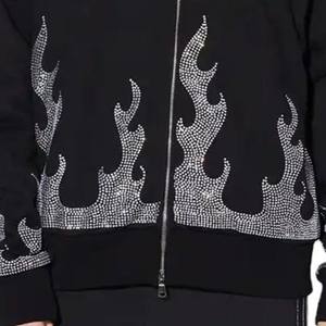 Outdoor wear <b>Men</b> Rhinestones <b>hoodies</b> high quality anti wrinkle cheap rate top trend Rhinestones <b>men's</b> <b>hoodies</b> with <b>lightweight</b> - Product Image 4