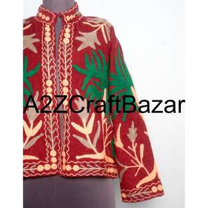 Chaqueta Cotrise Bordada a Mano, Diseño Vintage, Ecológica, Transpirable, Forrada de Algodón, Ropa de Abrigo para Invierno, Primavera y Verano, para Fiestas - Product Image 2