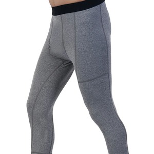 Mallas de compresión atléticas personalizadas de secado rápido para hombre, pantalones de compresión sin costuras para entrenamiento de gimnasio - Product Image 4