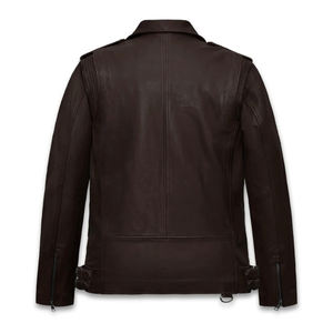 Nouvelle veste de motard au design tendance, prix bas, veste en cuir pour homme, vente en gros, veste d'hiver personnalisée pour homme - Product Image 2