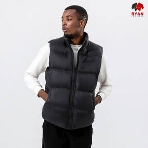 Chaleco Acolchado Impermeable Personalizado Ryan Pro Gear para Hombre con Tela de Lana, Transpirable, Opciones de Logotipo OEM, Cierre de Cremallera - Product Image 1