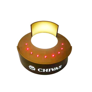 Base de exhibición glorificadora de botella de vino acrílica aduanera - Product Image 1