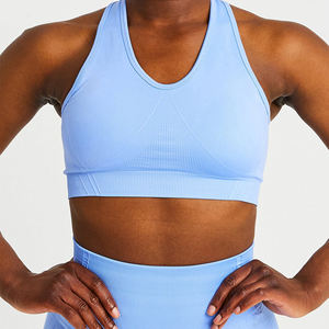 2022 conjunto de Yoga profesional de alta calidad sin mangas para mujer, Impresión de logotipo personalizado, diseño ligero de secado rápido, sólido sostenible - Product Image 6