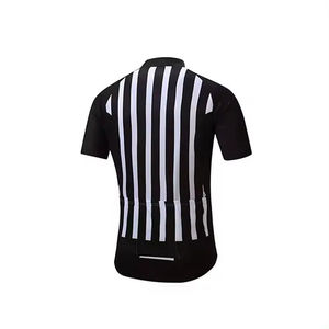 Conjunto de Jersey de Ciclismo de Manga Corta para Hombre Summer Pro, Ropa de Ciclismo Transpirable de Secado Rápido con Rayas, Uniforme de Ciclismo de Carretera MTB con Pantalones Cortos con Tirantes - Product Image 5