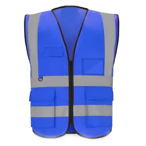 Özel Logo yansıtıcı yelek güvenlik yelek ceket şerit kişisel güvenlik inşaat yüksek görünürlük iş güvenliği yansıtıcı kumaş