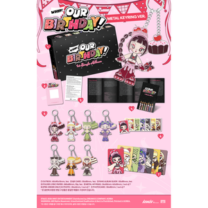 OURBIRTHDAY - Our Birthday 1st Single Album <b>METAL</b> <b>KEYRING</b> Ver. (FANS Album) - Product Image 2