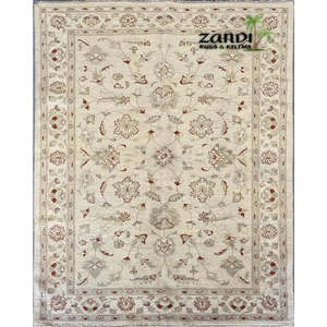 Alfombra Peshawar y Khotan anudada a mano, única en su tipo, de 6'0 x 6'8, modelo Pes_Kho_42 - Product Image 1