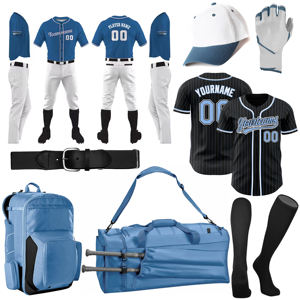 Meilleure vente, kit d'uniforme de baseball, emballage complet en polyester, vêtements de sport, ensembles d'uniformes de softball pour équipe d'adultes - Product Image 1