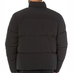 Veste d'hiver personnalisable pour homme 2026, imperméable, en toile, avec doublure en polaire, coupe-vent, matelassée, design matelassé, doublure en fibre de bambou sur le devant - Product Image 6