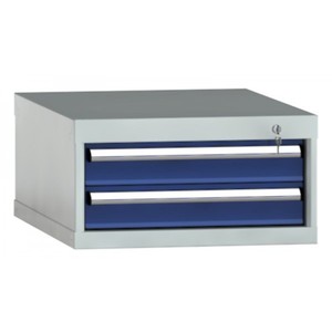 Armadio a cassetti SEA 300x572x605 mm AxLxP con 2 cassetti, estrazione semplice - Product Image 1