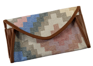 Nouvelle mode petite pochette fabriquée à la main et cousue en coton tissé à la main Dhurry / Kelim imprimé ensuite sac à poches multiples - Product Image 2