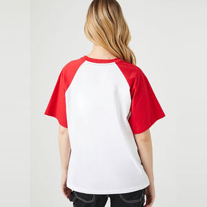 Camisetas de Verano para Mujer, Talla Grande, Cuello Alto, 100% Algodón Ecológico, Diseño Urbano con Estampado Puff, Estilo Oversize - Product Image 4