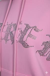 Sweat-shirts à strass en gros, prix direct d'usine, design personnalisé, sweat-shirt à fermeture éclair, sweat-shirts à strass respirants pour homme - Product Image 6