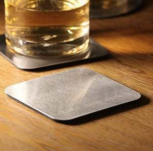 Negotiable Cheap Prices Tabletop Round Drinking Metal Stainless Steel Coasters Set <b>Table</b> Top <b>Protector</b> Mat Tea Cups Coaster - Product Image 3