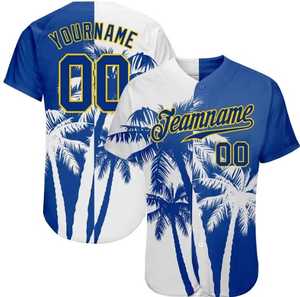 Sublimated Custom Printed Baseball & Softball Jerseys 100% Polyester Breathable Quick Dry Performance Uniform - Product Image 4