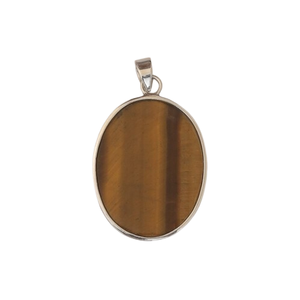 925 estampado diseñador mejor calidad colgante joyería 925 plata esterlina hecha a mano piedra preciosa Natural Ojo de Tigre colgante joyería - Product Image 1