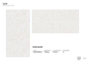 Carreaux de mur et de sol en porcelaine élégants 600x1200, finition marbre brillant, installation sans joint, parfaits pour les intérieurs luxueux - Product Image 5