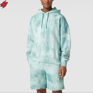 Ensemble sweat à capuche et short pour homme Survêtement respirant pour le jogging Tenue décontractée avec motif imprimé Ensemble sweat à capuche et short - Product Image 4