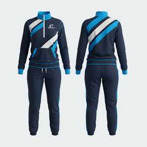 Conjunto Deportivo de Invierno para Mujer, de Primera Calidad, 100% Poliéster, con Capucha, Casual, Estampado, Corte Regular, Ligero, de Dos Piezas, de Secado Rápido - Product Image 6