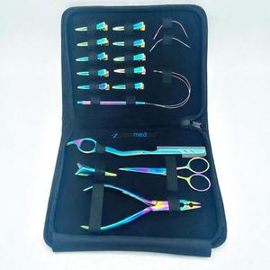 Kit d'outils pour extensions de cheveux Zeto Med Pro, pinces multifonctions pour extensions de cheveux, acier inoxydable solide, stérilisé à haute température - Product Image 1