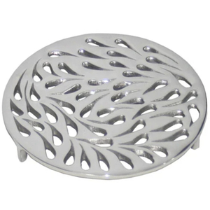Dessous de plat décoratif de table de maison de conception moderne Fournitures d'hôtel de dessus en aluminium argenté de haute qualité en vente - Product Image 6