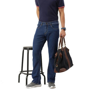 Pantalones Vaqueros para Hombre, Nuevos, Corte Regular, Pantalones Vaqueros Negros Ajustados para Hombre, Pantalones Vaqueros Rectos Casuales, Logotipo y Diseño Personalizados, Precio Bajo - Product Image 2