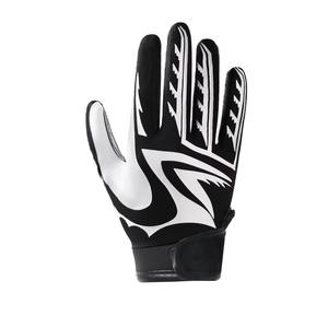 Gants de football américain professionnels, poignées adhérentes, personnalisables, respirants, sangle de poignet réglable, fermeture à boucle et crochet - Product Image 2