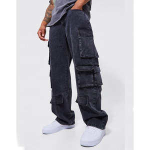 Loose Fit Baggy <b>Jeans</b> <b>for</b> <b>Men</b> OEM Custom Streetwear Denim Private Label Fashion Factory Clothing Manufacturer - Product Image 1