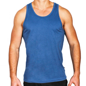 Débardeur en coton tricoté et respirant pour hommes, maillot de gym, gilet d'entraînement de musculation et de fitness - Product Image 4