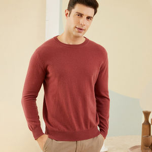 2025 chaud-populaire tricoté cachemire hommes pulls décontractés coupe ajustée sueurs luxe 100% pur cachemire pull col rond pull - Product Image 1