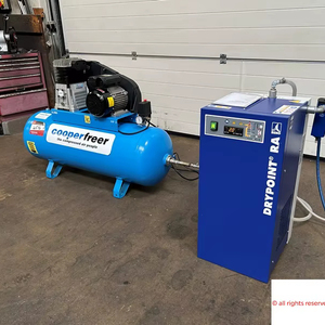 ปั๊มลมขับเคลื่อนด้วยสายพาน3HP พร้อมเครื่องเป่าลม230V 50Hz-nuair B3800B-150 Pro - Product Image 1