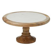 Hochwertige Marmor Kuchenst änder Metall Basis Schöne Display Hochzeiten Feiern Epoxy Craft Server Formen Backen Dekorationen