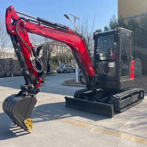 Miniexcavadora sobre orugas verde de 4-6 toneladas Nueva excavadora con motor de núcleo de motor EPA <span class=keywords><strong>Euro</strong></span> 5 y componentes PLC - Product Image 5