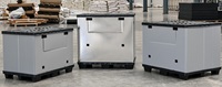 Cajas de embalaje de plástico de la mejor calidad, contenedor grande plegable, paletas de plástico plegables, envío personalizado, embalaje logístico