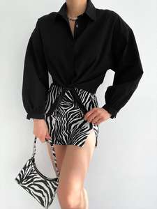 Camisas de mujer de calidad Premium verano manga larga Casual protector solar ropa delgada corta cómoda transpirable camisa verde - Product Image 6