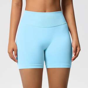 Women's Gym & Yoga Workout Fitness Set High Waist Short Butt Lifting Breathable Activewear Customized Logo Solid Pattern - Product Image 1
