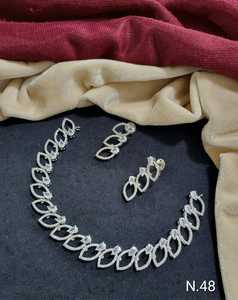 ชุดเครื่องประดับต่างหูสร้อยคอชุบเงินทำจากทองเหลืองเซอร์โคเนียสำหรับผู้หญิงชุดเครื่องประดับสำหรับงานเลี้ยงเด็กผู้หญิง - Product Image 4